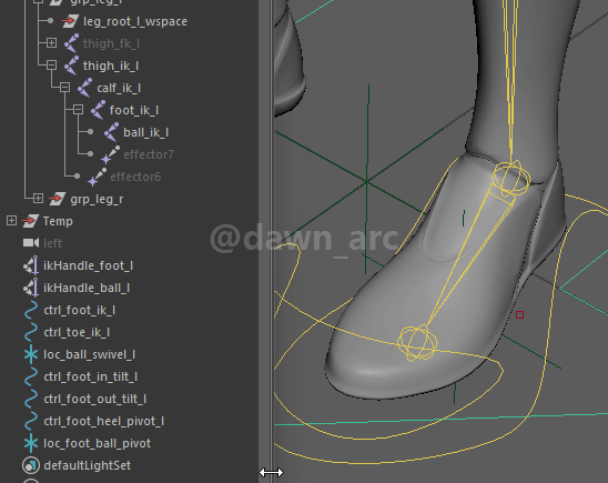 [Maya]Rigging 16 - Ankles & Heels